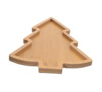 SMASOLO Wooden Pallet Dinnerware Christmas Christmas Tree Serving Dishes Holiday Plates Serving Platter Indoor Festive Sauce Party Sushi Fancy Khaki