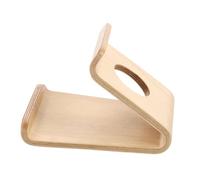 SMASOLO Wooden Phone Stand Rack Desktop Holder Stable Cell Phone Dock for Viewing at Home Office Coffee Shop
