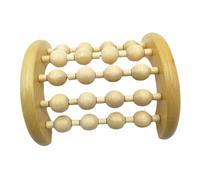 SMASOLO Wooden Roller Foot Massager for Trigger Point Therapy Portable Acupoint Hand Roller for Neck Shoulders Back and Legs Compact Muscle Relaxation Tool for Home Office and Travel Use