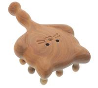 SMASOLO Wooden Scalp Massager Comb Handheld Wide Tooth Design for Head Acupoint Massage Sandalwood Material Tool and Gift for Stress Relief