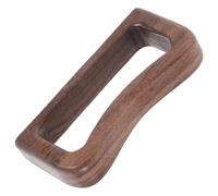 SMASOLO Wooden Teacup Handle Replacement Ergonomic Mug Grip Accessory with Walnut Finish for Household Tea Cups Suitable for Tea Steeping and Daily Use