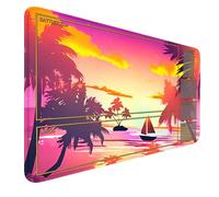 smatcamp MTG Playmat, 24" x 14" MTG Playmat with Zones, Stitched Edges Game Play Mat Trading Card Game Playmats Mouse Pad Smooth Rubber Surface TCG Game Mat with Storage Bag