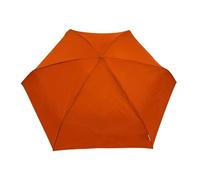 SMATI Mini compact folding umbrella - Pocket size 18cm, windproof, 200g ultra light, manual, travel umbrella, mixed umbrella, Colour ORANGE
