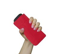 SMATI Mini compact folding umbrella - Pocket size 18cm, windproof, 200g ultra light, manual, Travel Umbrella, Women's Umbrella, Colour RUBY
