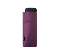 SMATI Mini compact folding umbrella - Pocket size 18cm, windproof, 200g ultra light, manual, Travel umbrella, Mixed umbrella, Colour PURPLE