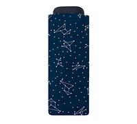 SMATI Mini Compact Folding Umbrella - Pocket Size 18cm, Windproof, 200g Ultra Lightweight, Manual, Travel Umbrella, Mixed Umbrella, Colour SILVER CONSTELLATION