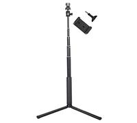 Smatree Extendable Handheld Selfie Stick for RICOH, GoPro Hero 2018/7/6/5/4/3, GoPro Fusion, 1/4 Screw Hole, DJI OSMO Action with Adjustable Tripod