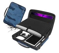 Smatree Hard Shell Carry Case Compatible with ASUS Zenbook 14/14 OLED Slim/14X Space Edition Laptop,ASUS Zenbook 14 Carry Bag,Camo Blue