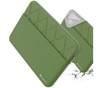 Smatree Laptop Sleeve for 14 inch MSI Modern 14/Summit E14 Flip Evo/Summit E14 Evo/Prestige 14H/Prestige 14 Evo, Protective Laptop Case with Pocket, YKK Zipper, Shockproof Design, Green (E425G)