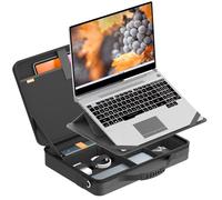 Smatree MobileBase Laptop Shoulder Case with Stand for 15.6 inch MSI WS66 10T/11U, for Prestige 15/Stealth GS66/Delta 15/Summit B15 A11M, for Modern 15/15A/15H(Not fit MSI 16inch) (A485S)