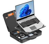 Smatree MobileBase Laptop Shoulder Sleeve for 15.6inch HP ZBook Power G9/G10/G10A, for 15.6inch EliteBook 655/650 G9/G10, for HP Chromebook 15a, for Chromebook Plus 15at Laptop Bag (A485S)