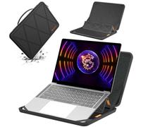 Smatree MS112 Hard EVA Protective Sleeve Case with Stand Compatible for 16 inch MSI Raider GE68 HX 14V, MSI Vector 16 HX A14V/A13V, Slim and Anti-Shock Case Notebook Bag