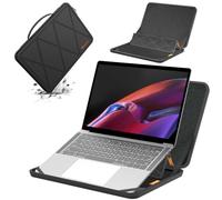 Smatree MS56 Hard EVA Protective Sleeve with Stand for 14 inch HP Pavilion Plus 14t-eh100/14-eh1047nr, for 14 inch ZBOOK Firefly G11/G11 A/G10/G9, for HP mt645 G8/Dragonfly Pro Laptop