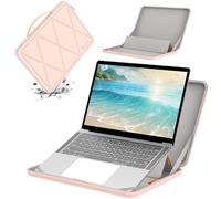 Smatree MS82 Hard EVA Protective Sleeve with Stand Compatible for 15.6 inch Dell Inspiron 15 3000/3520/3530/3535, Latitude 5550/5540/5530/5531, Precision 3591/3590/3581, Vostro 3520/3530/3535, Pink