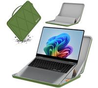 Smatree MS89T Hard EVA Protective Sleeve with Stand Compatible for 16 inch Samsung Galaxy Book5/4/3 Pro, for Samsung GalaxyBook4/5/3 Pro 360, for Galaxy Book4 Edge/Book4 Ultra/Book3 Ultra Sleeve,Green