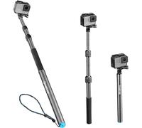 Smatree S3C Carbon Fiber Detachable Extendable Floating Pole for GoPro Hero 2018, GoPro Fusion, GoPro Hero 7/6/5/4/3/OSMO Action