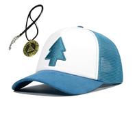 Smatutor Dipper Hat Falls Pines Trucker Hat,Gravity Costume Cosplay Merch for Men Women, 05.Blue-2, One Size