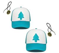 Smatutor Dipper Hat Falls Pines Trucker Hat,Gravity Costume Cosplay Merch for Men Women,Funny,2pcs