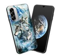 smauncucn for Galaxy A26 5G Case,Soft TPU Slim Fashion Anti-Fingerprint Non-Slip Protective Phone Case Cover for Samsung Galaxy A26 5G 6.7 inch 2025,Mountain Wolf Pack