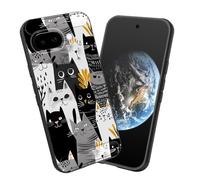 smauncucn for Pixel 10A Case,Soft TPU Slim Fashion Anti-Fingerprint Non-Slip Protective Phone Case Cover for Google Pixel 10A 6.3 inch 2026,Funny Cats