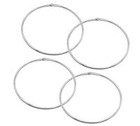 Smavles 4 Piece 150mm Body Rings Commodity Ring Key Large Versatile Metal Ring for Hanging Pocket Scarf Belt Tie Quick Closure Chain Rings