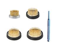 Smavles Round Flower Holder 4 Pieces - Arranging Frog for Floral Arrangements, Pin Frog Tools - Home Office Decoration Art - 2.3cm, 3.4cm, 4cm, 4.6cm