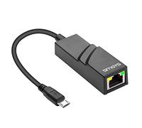 Smays OTG Micro-B Ethernet Adapter for Linux Raspberry Pi 2/Pi Zeros, Windows 10 Tablet (Lenovo Miix 2 8), Android Samsung Galaxy Tab Pro 10.1" - Micro USB 2.0 RJ45 10/100LAN