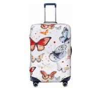 SMAZDFXX A Swarm of Butterflies Printed High Elasticity Suitcase Protective Cover, Universal Scratch Resistant Travel Suitcase Cover for Men and Women, X-Large