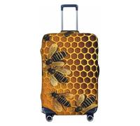 SMAZDFXX Bees on hive Luggage Covers for Suitcase Elastic Suitcase Cover Protector Dustproof Anti-Scratch Thicken Travel Luggage Cover Washable Baggage Covers Fit Luggage X-Large