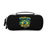 SMAZDFXX Brazilian Jiu-Jitsu Makeup Bag Large Capacity Cosmetic Bags Portable Pencil Pouch with Divider and Handle