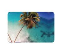 SMAZDFXX Caribbean Islands Printed Front Doormat Welcome mat, entryway Rug, Suitable for Indoor and Outdoor, Easy to Clean