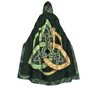 SMAZDFXX Celtic Trinity Knot Adult Halloween Hooded Cape