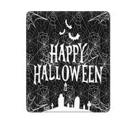 SMAZDFXX Happy Halloween Mouse Pad, Washable Mousepad Cloth Non-Slip Rubber Base Mousepads for Gaming Home