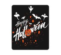 SMAZDFXX Happy Halloween Mouse Pad, Washable Mousepad Cloth Non-Slip Rubber Base Mousepads for Gaming Home