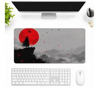SMAZDFXX Lone Warrior Under The Red Sun Large Extended Gaming Mouse Pad 12"x24", Desk Mat