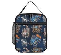 SMAZDFXX Lunch Bag for Women Adults Men Dinosaurs Reusable Insulated Lunch Box Tote for Work/Travel/Office