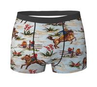 SMAZDFXX Mens Underwear Cowgirl Cowboy Western Rodeo -Elasticity Mens Boxer Briefs Underwear