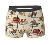 SMAZDFXX Mens Underwear Rustic Western Country Cowboy Rodeo -Elasticity Mens Boxer Briefs