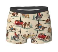 SMAZDFXX Mens Underwear Rustic Western Country Cowboy Rodeo -Elasticity Mens Boxer Briefs