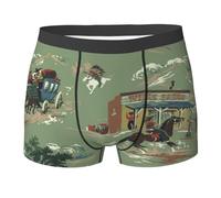 SMAZDFXX Mens Underwear Rustic Western Country Cowboy Rodeo -Elasticity Mens Boxer Briefs