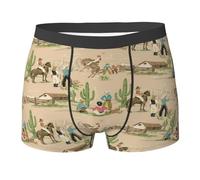 SMAZDFXX Mens Underwear Rustic Western Country Cowboy Rodeo -Elasticity Mens Boxer Briefs