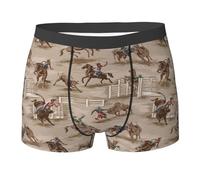 SMAZDFXX Mens Underwear Western Country Rustic Cowgirl Nice Horse Ridin -Comfort Boys Boxer Briefs