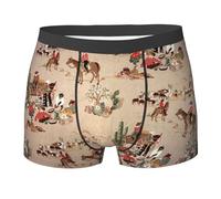 SMAZDFXX Mens Underwear Western Country Rustic Cowgirl Nice Horse Ridin -Comfort Boys Boxer Briefs