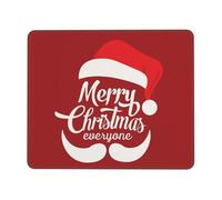 SMAZDFXX Merry Christmas Santa Claus Mouse Pad Rectangular Waterproof with Anti Slip Rubber Base Mouses Pads 7.9 x 9.5 in
