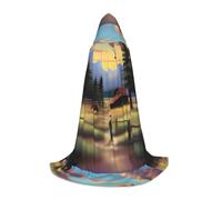 SMAZDFXX Pioneer Dreams Hooded Cape Cloak Costume for Cosplay Masquerade Carnival Stage Party Comic Con