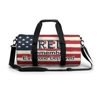 SMAZDFXX Remember Everyone Deployed Small Gym Bag Duffle Handbag Sport Tote Bags with Shoulder Strap for Men Women