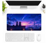 SMAZDFXX Rooftop Reflections At Dusk Large Extended Gaming Mouse Pad 12"x24", Desk Mat