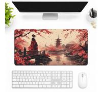 SMAZDFXX Serene Moment in A Blooming Garden Large Extended Gaming Mouse Pad 12"x24", Desk Mat