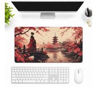 SMAZDFXX Serene Moment in A Blooming Garden Large Extended Gaming Mouse Pad 16"x30", Desk Mat