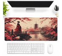 SMAZDFXX Serene Moment in A Blooming Garden Large Extended Gaming Mouse Pad 16"x36", Desk Mat